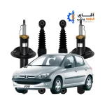 ست کامل کمک فنر پژو 206 چهار عددی KDS