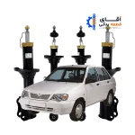 ست کامل کمک فنر پراید چهار عددی KDS
